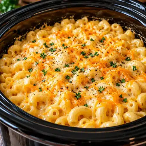 Crockpot Mac and Cheese for a Creamy Dinner — featured