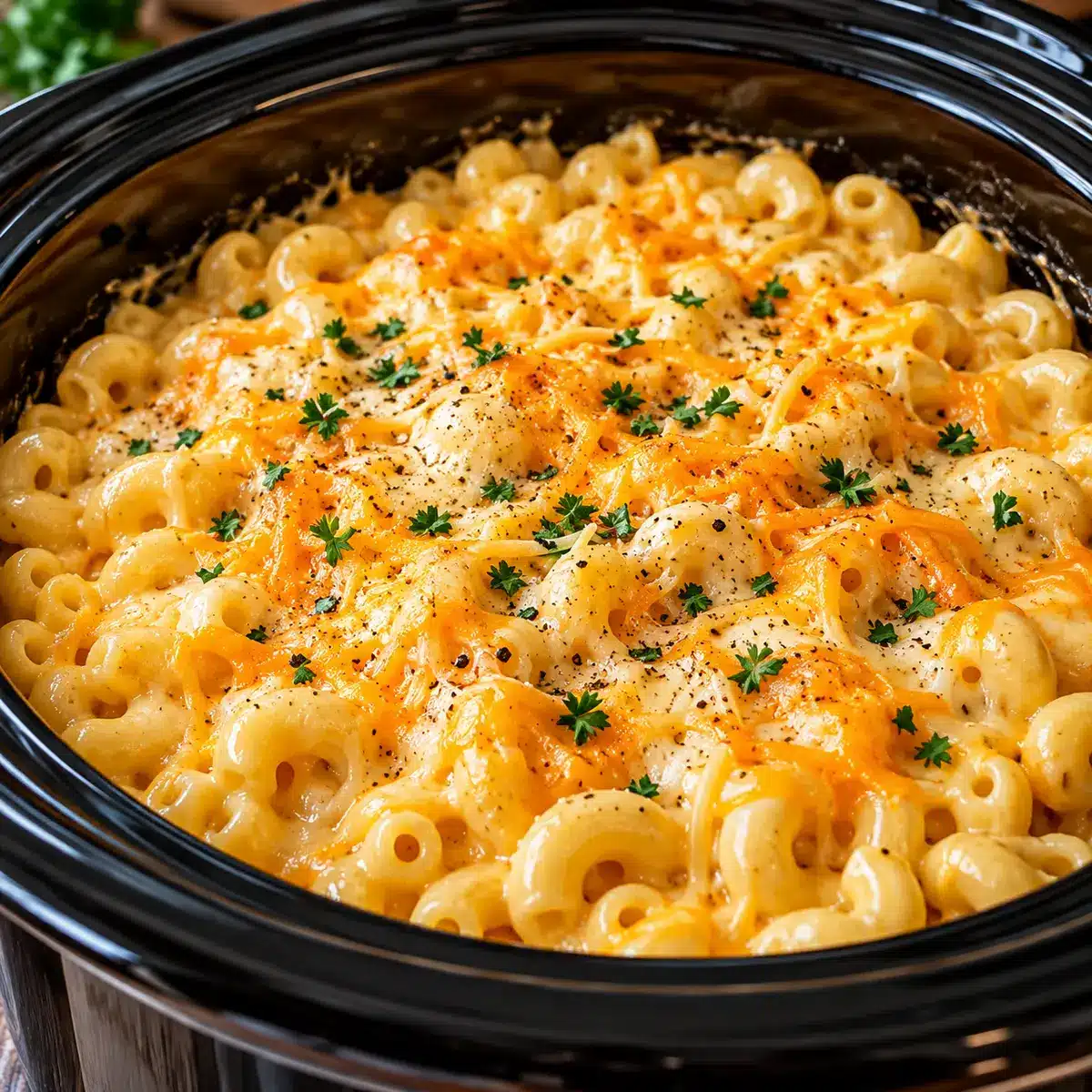 Crockpot Mac and Cheese for a Creamy Dinner — featured