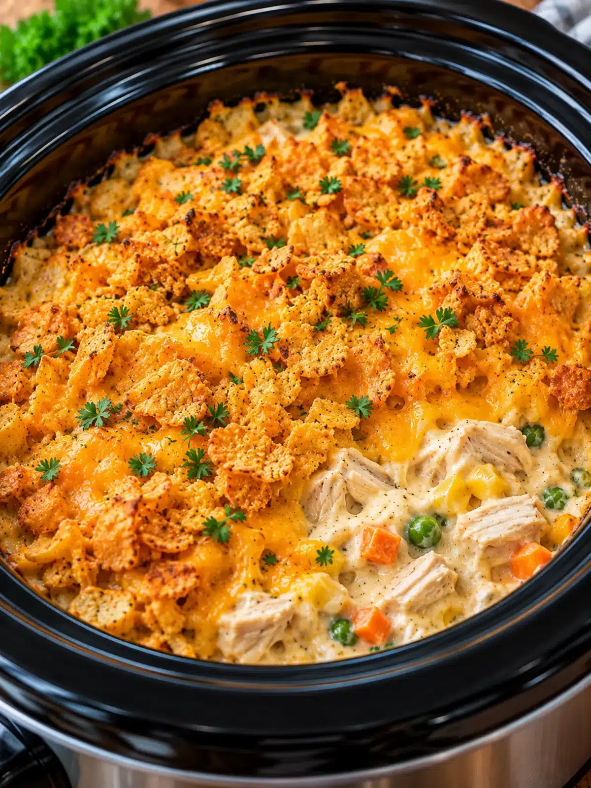 Dolly Parton’s Chicken Casserole with 5 Ingredients — finished dish