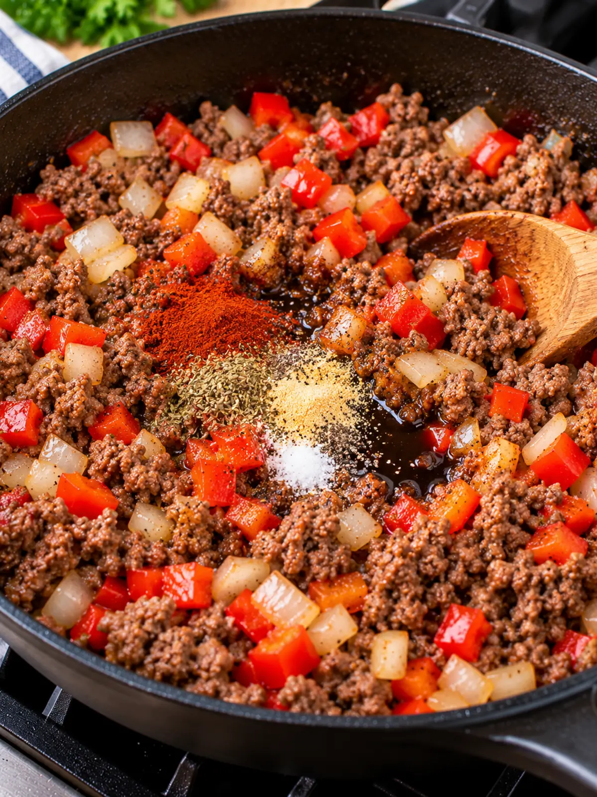 Ground Beef and Potatoes: A Family-Friendly Dinner — process image