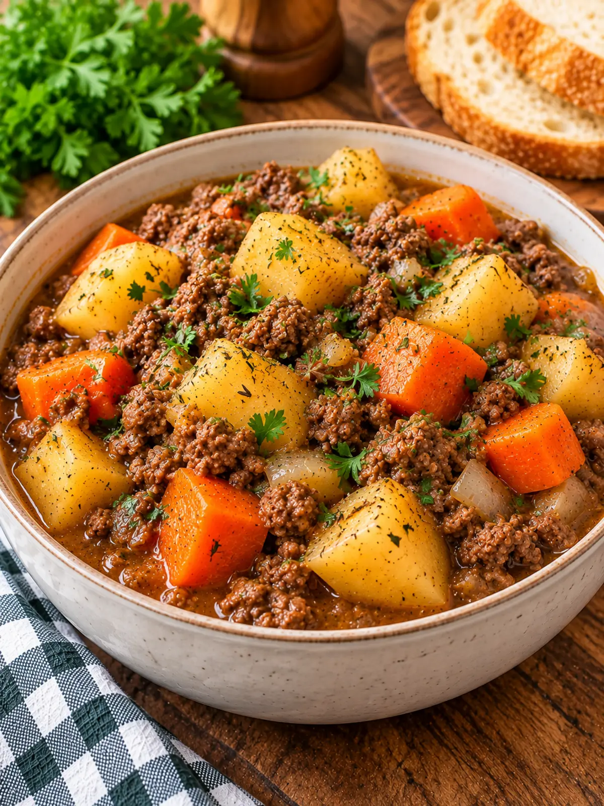 Hearty Hobo Dinner in a Slow Cooker — final served dish